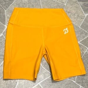 Peloton Women's Vibrant Orange Bike Shorts S